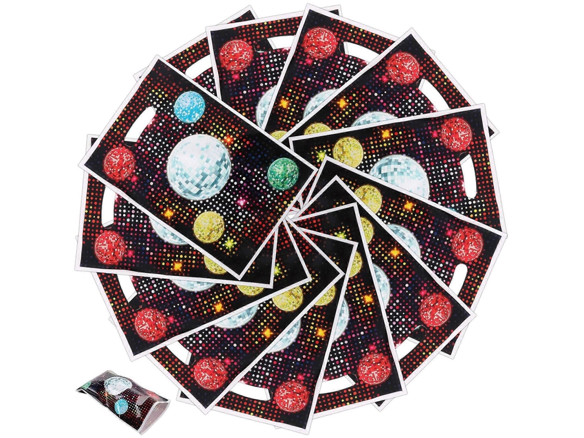 Sacolas de Presente Recicláveis ​​com Design Dobrável, 25,5 X 16,5 X 0,01 Cm, Ideais para Compras e Festas, Pacote com 150 Unidades. GOKOCO