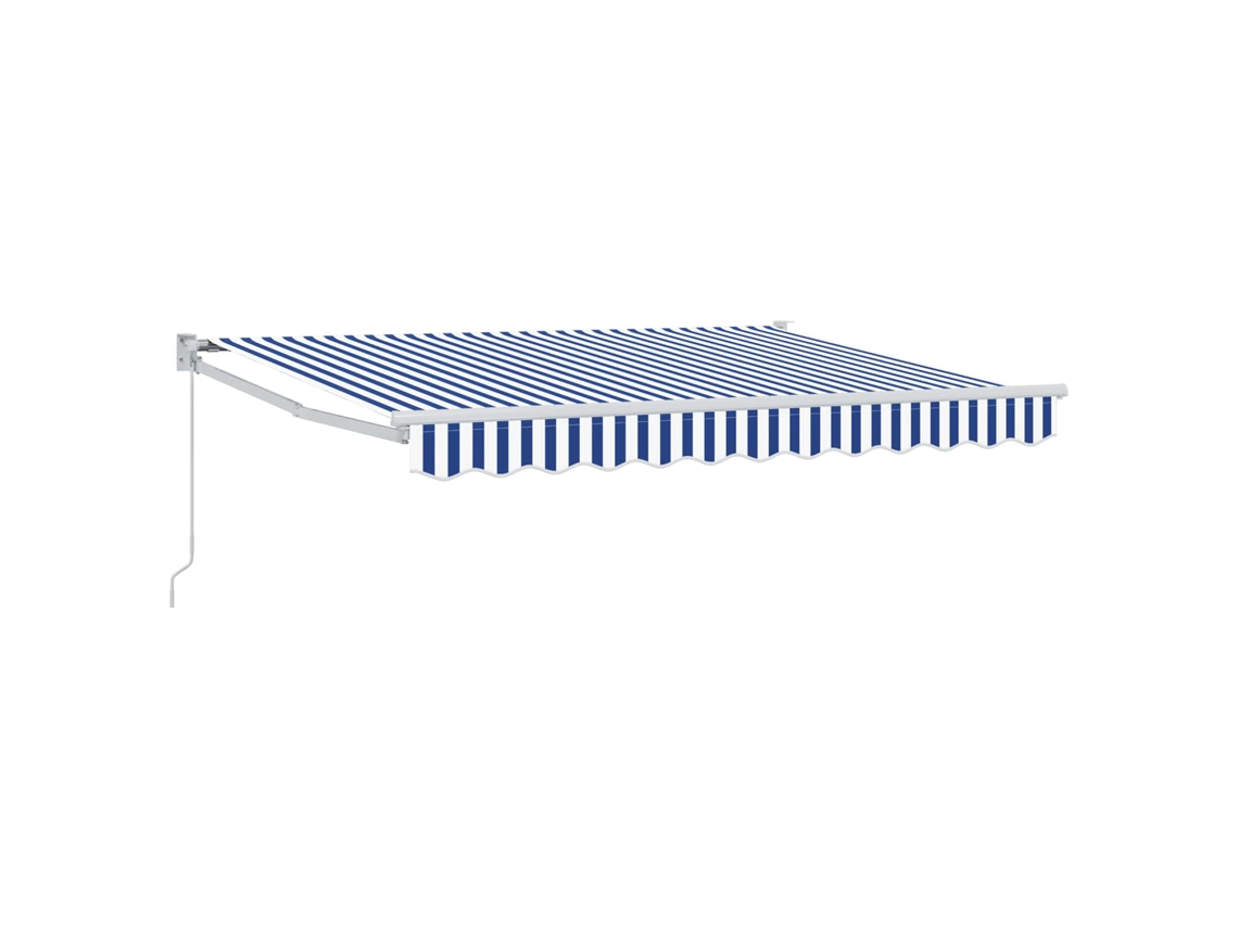 Conjunto 1 Toldo Externo Vidaxl Azul Poliéster (3,5 X 2 M)