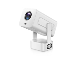 Miniprojetor 4K 1080p Full HD com Wi-Fi e Bluetooth, correção de distorção trapezoidal, projetor de home theater CXC