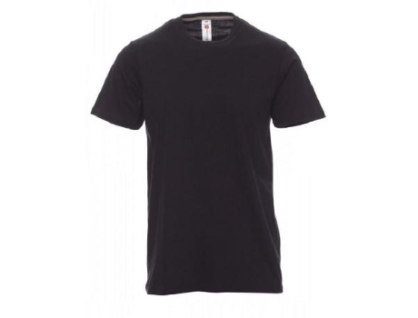 Camiseta algodon cuello redondo varios colores talla s-xxl talla xl color ropa color negro