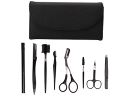 Kit De Belleza Para Cejas 8 Piezas Acero Inoxidable Anti-óxido Con Bolsa De Almacenamiento Herramientas Profesionales De Cejas