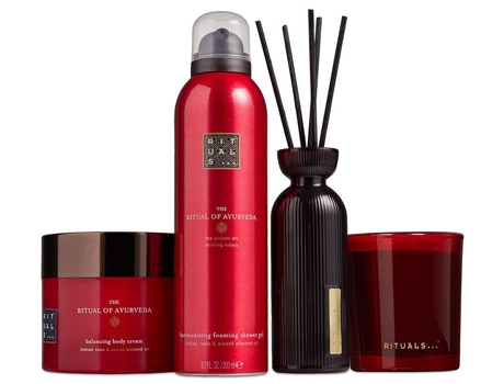 ESTUCHE AYURVEDA LARGE + FOAMING SHOWER GEL + BODY CREAM + HAIR AND BODY MIST + MINI FRGANCE