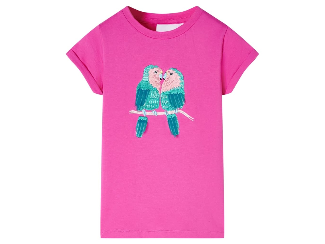 T-shirt De Criança Rosa-escuro 104
