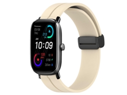 Pulseira De Silicone Com Fecho Magnético De Cor Sólida De 20 Mm Para Amazfit Gts 2 Mini