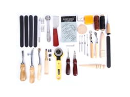 37pcs/set Ferramentas De Furacão, Costura E Estampagem Para Artesanato De Couro Diy