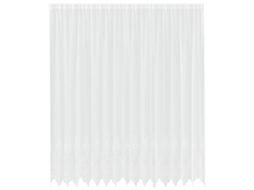 Maison Exclusive - Cortina De Renda Com Cortinas Branco 300 X 400 Cm Poliéster