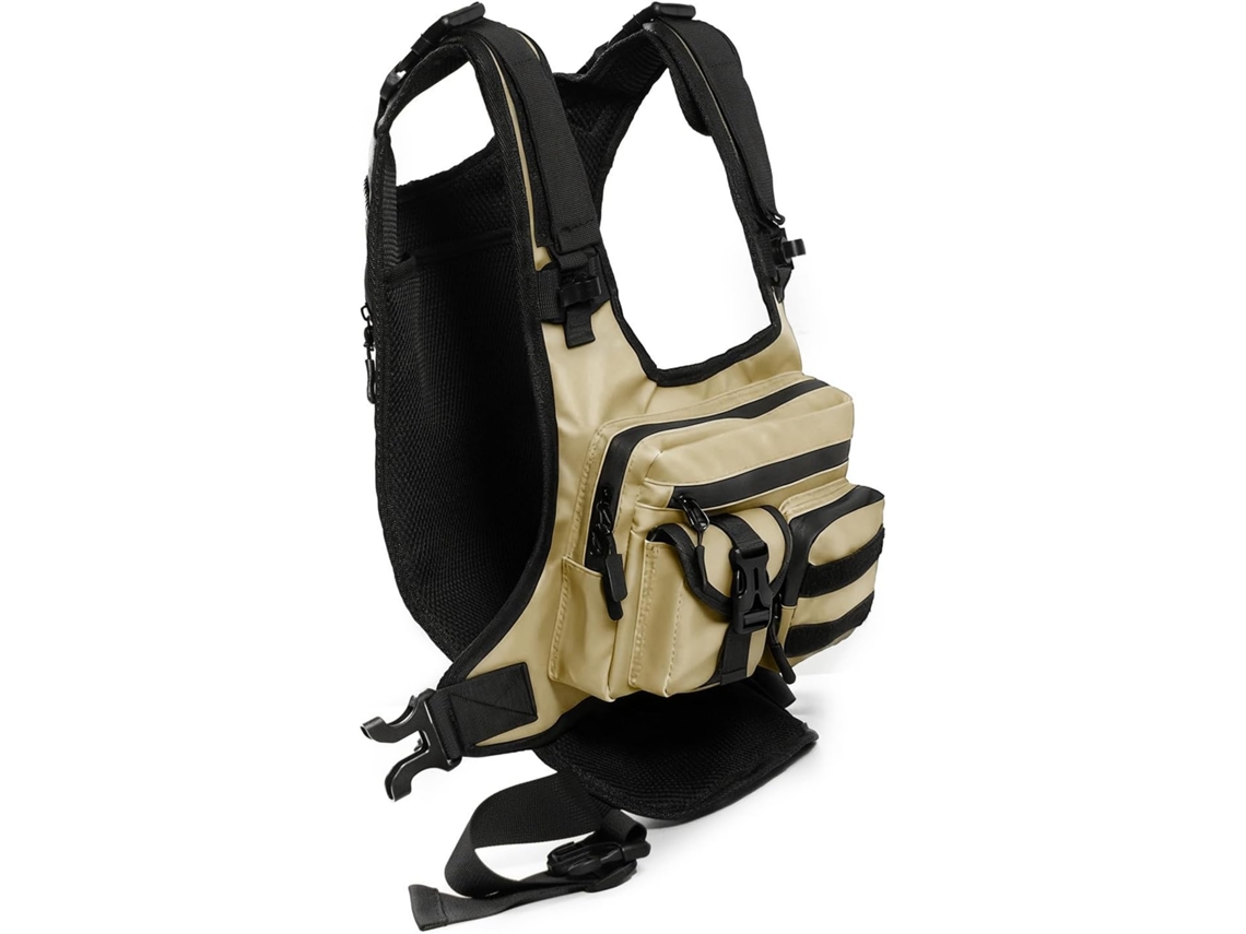 Mochila de Corrida com Vários Bolsos, Feita de Tecido Oxford, Ideal para Caminhadas, Camping, Academia e Treinos. SFUSHOS