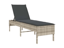 Sun Lounger, Sun Loungers Vidaxl Cinzeto Rattan / Vime (n/a)