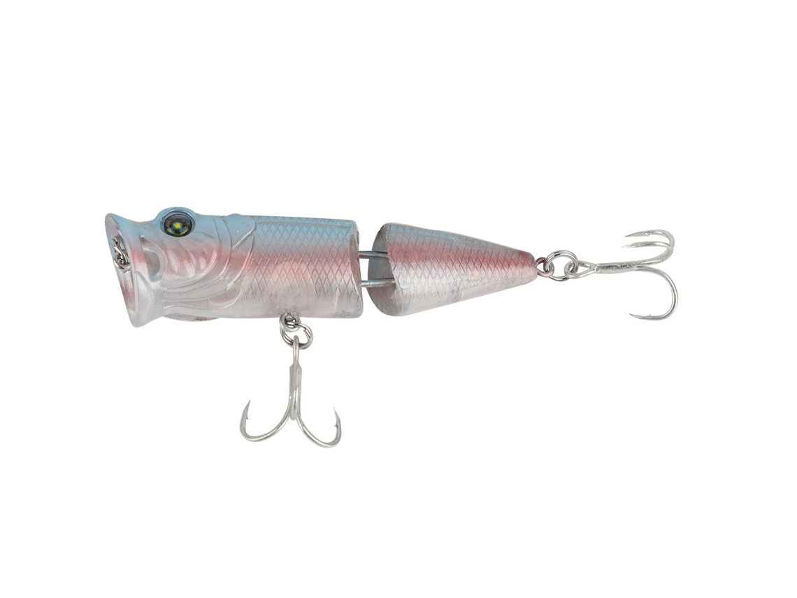 Isca Artificial De Pesca Com Vários Anéis, 8 Cm, Chumbada, Em Plástico Com Gancho Triplo Vylara (b)