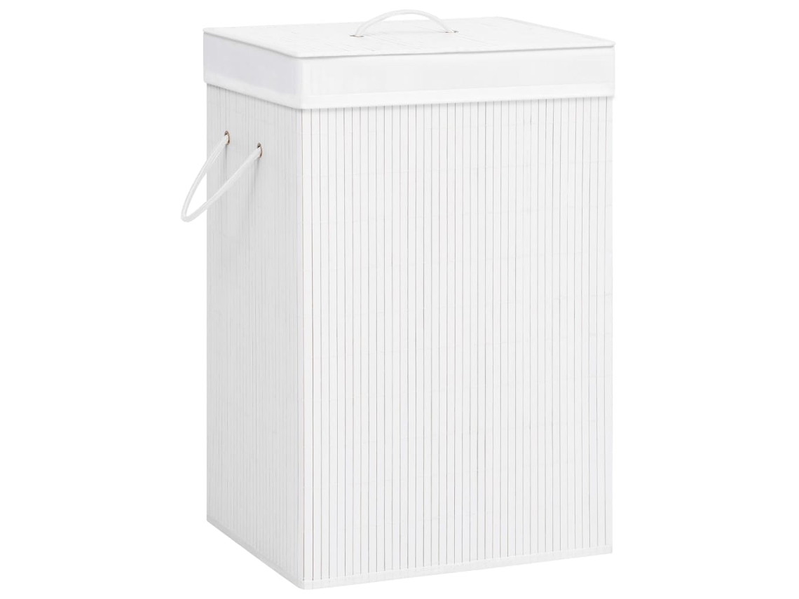 Cesto VIDAXL Branco Bambu