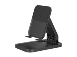 1 Tablet Universal Preto Para Transmissão Ao Vivo Em Mesa De Escritório