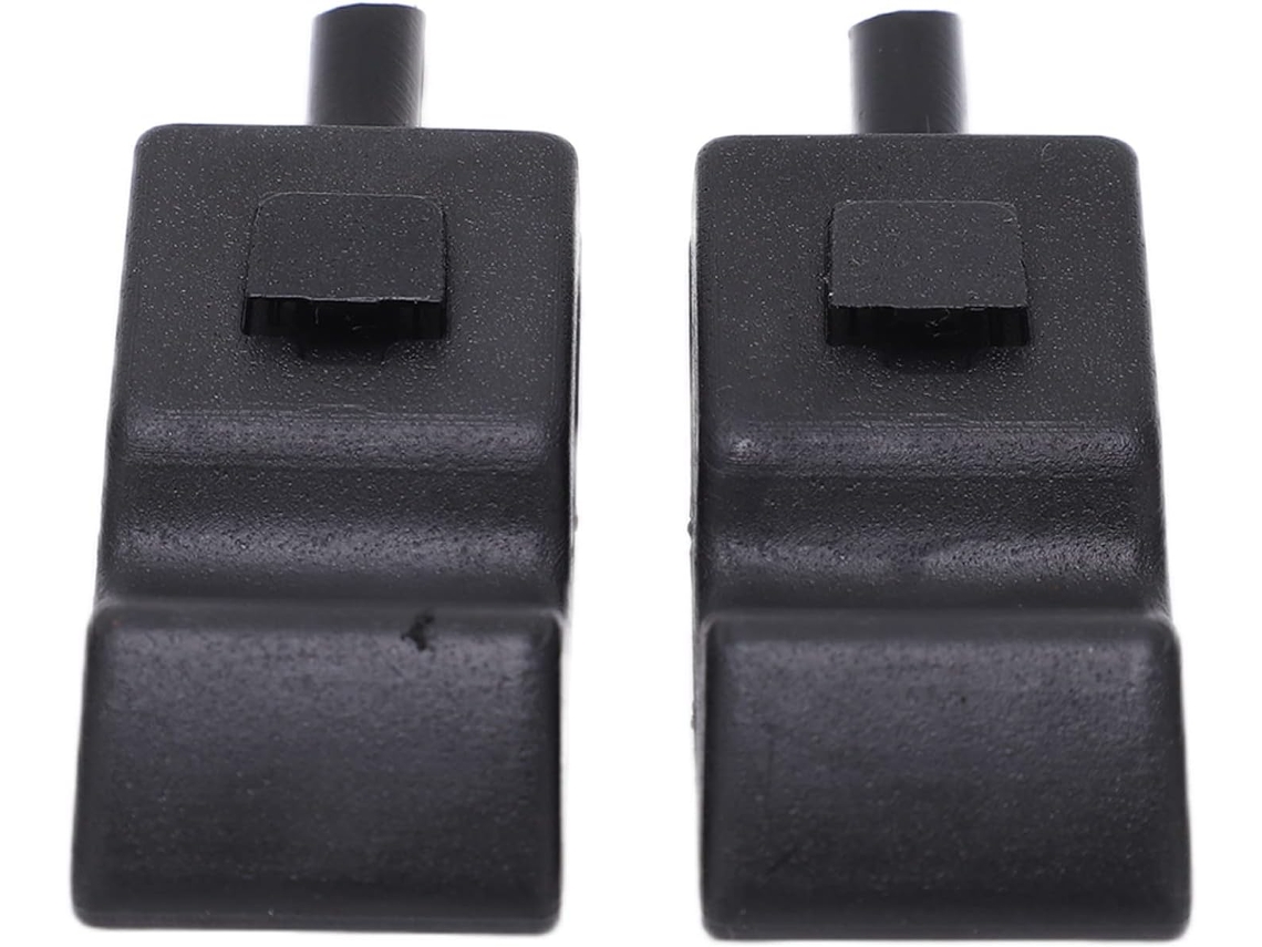Conjunto De 2 Maçanetas Trava Porta Carro Em Abs Preto Ébano Para Substituição Avalanche, Silverado, Tahoe, Suburban