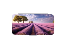 Capa Flip Para Iphone Air Com Estampa De Campo De Lavanda