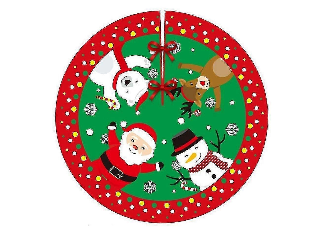 Saia Para Árvore De Natal Macia E Resistente Ao Desbotamento
