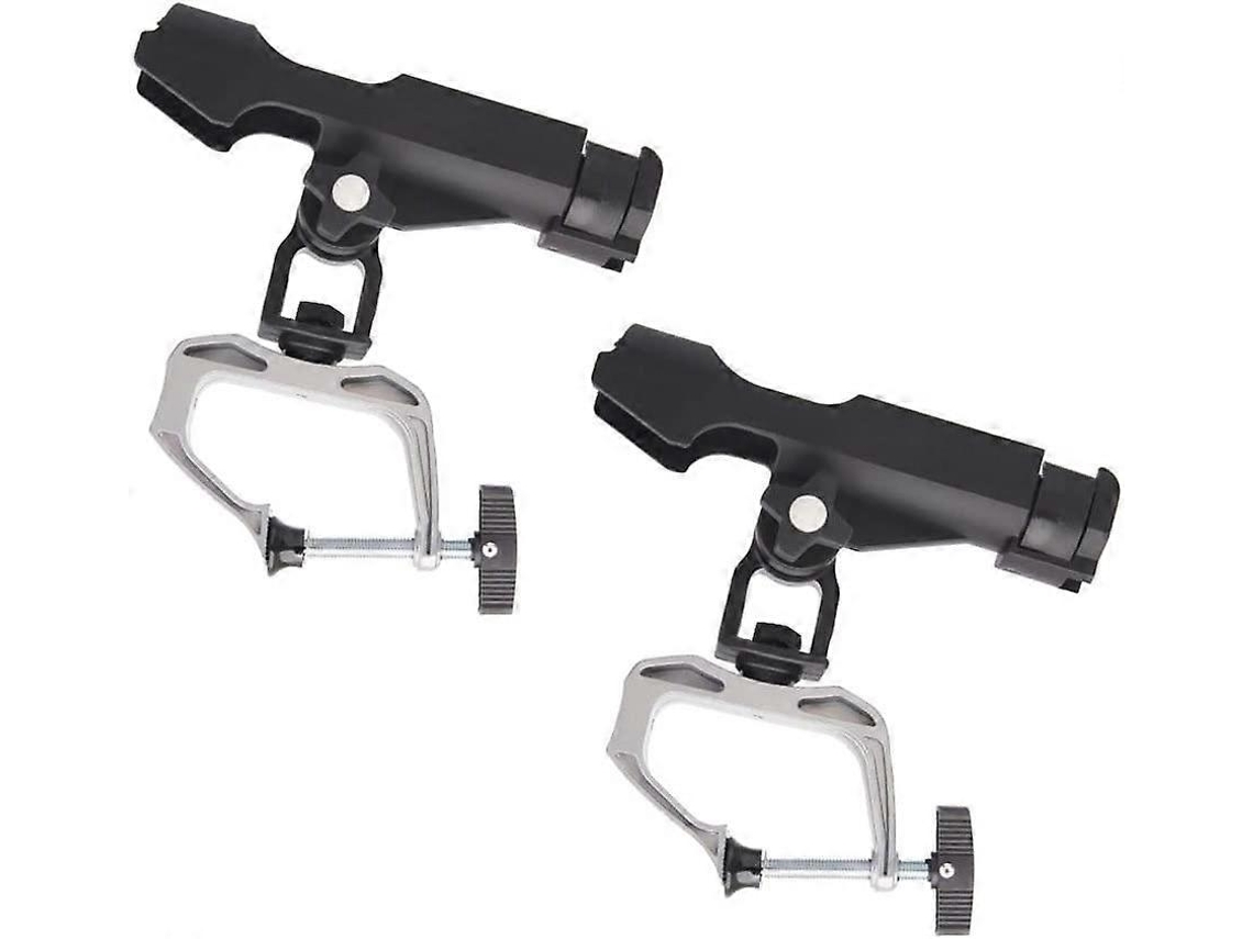 Omni-soporte De Vara De Pesca Ajustável Rotatório 360 Graus Com Abraçadeira G De 0-5cm E Parafusos 2 Unidades