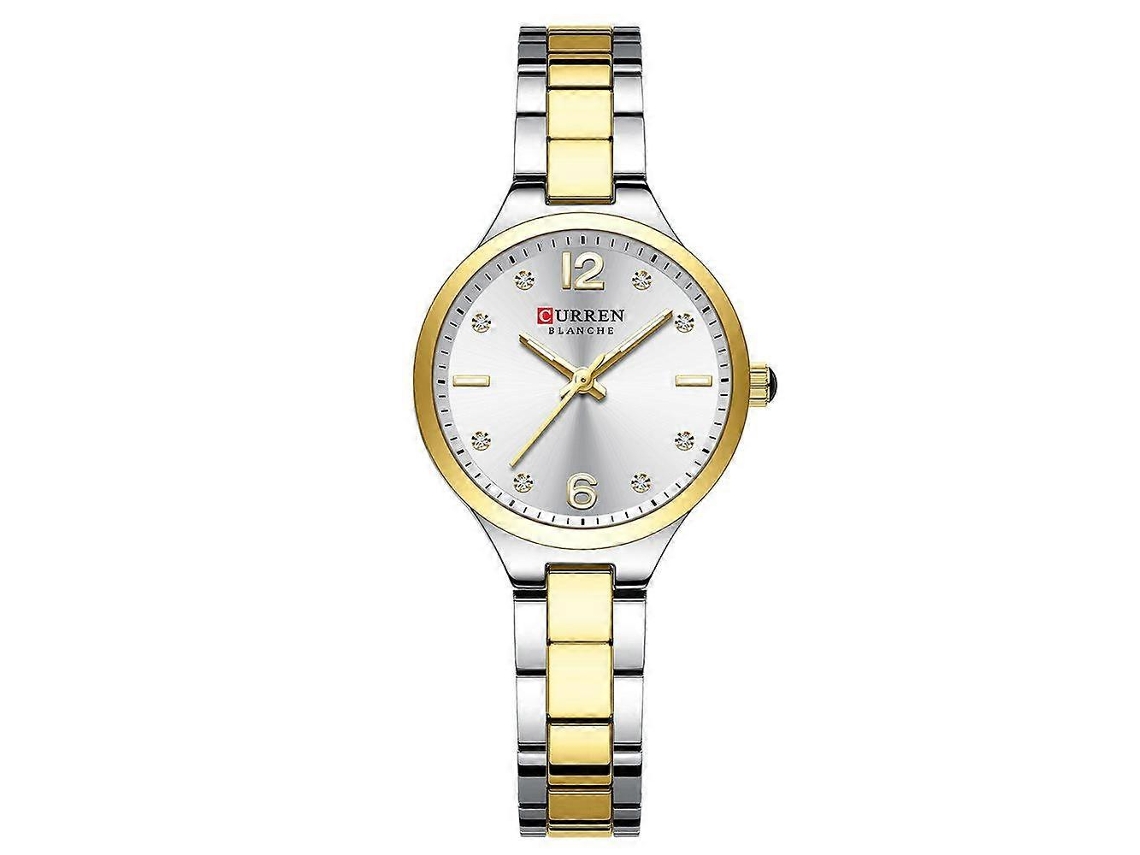 Relógio Feminino Curren Casual Com Pulseira De Aço