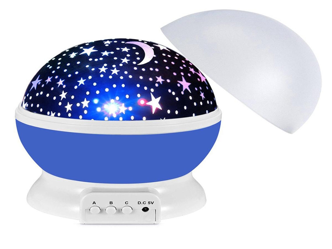 Lurelia Projetor De Estrelas Com Luz Quente, Rotação 360º, Projeção Para Quarto Infantil