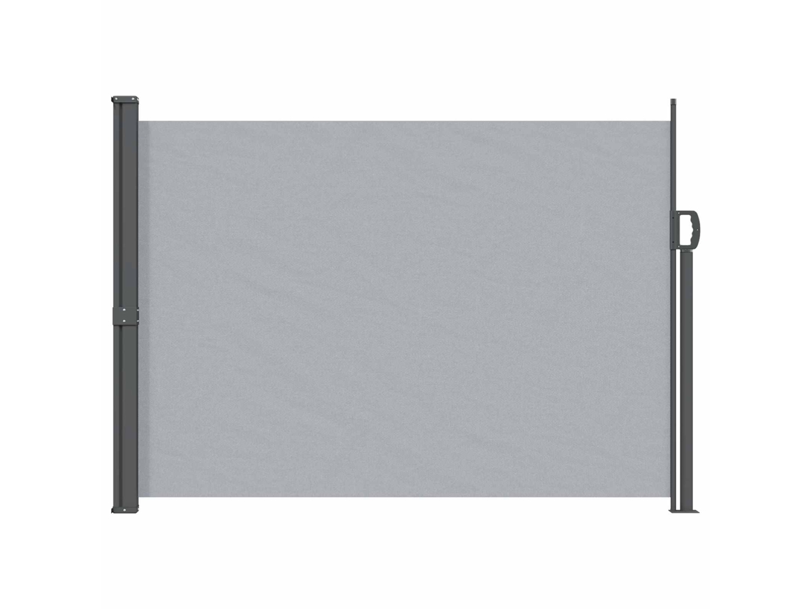 Vidaxl Toldo Lateral Retrátil 120 X 300 Cm 100% Poliéster, Ferro E Aço