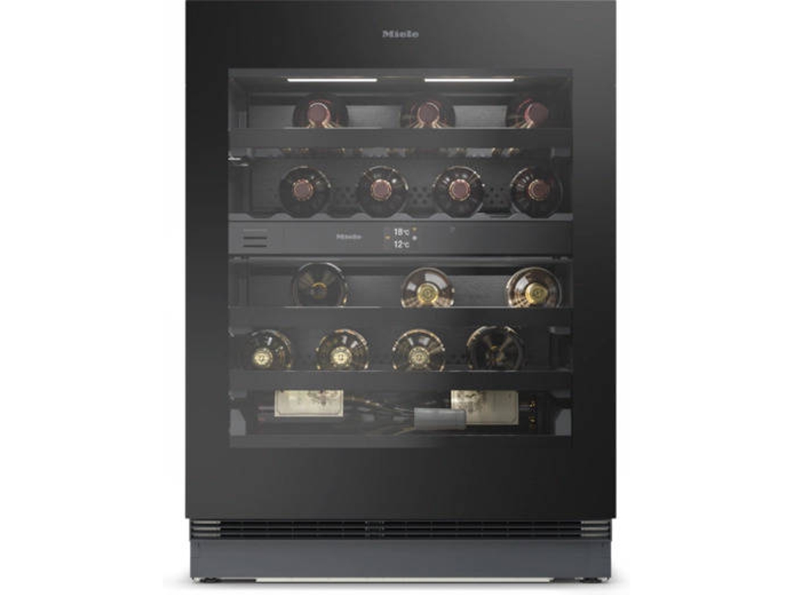 Cave de Vinho MIELE KWTUS 7096 E (32 Garrafas - 81,9 cm - Preto)