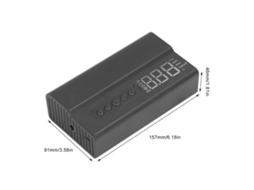 Laxiscreed Inflador Portátil Dual-uso Com Display Digital Para Pneus Com E Sem Fios