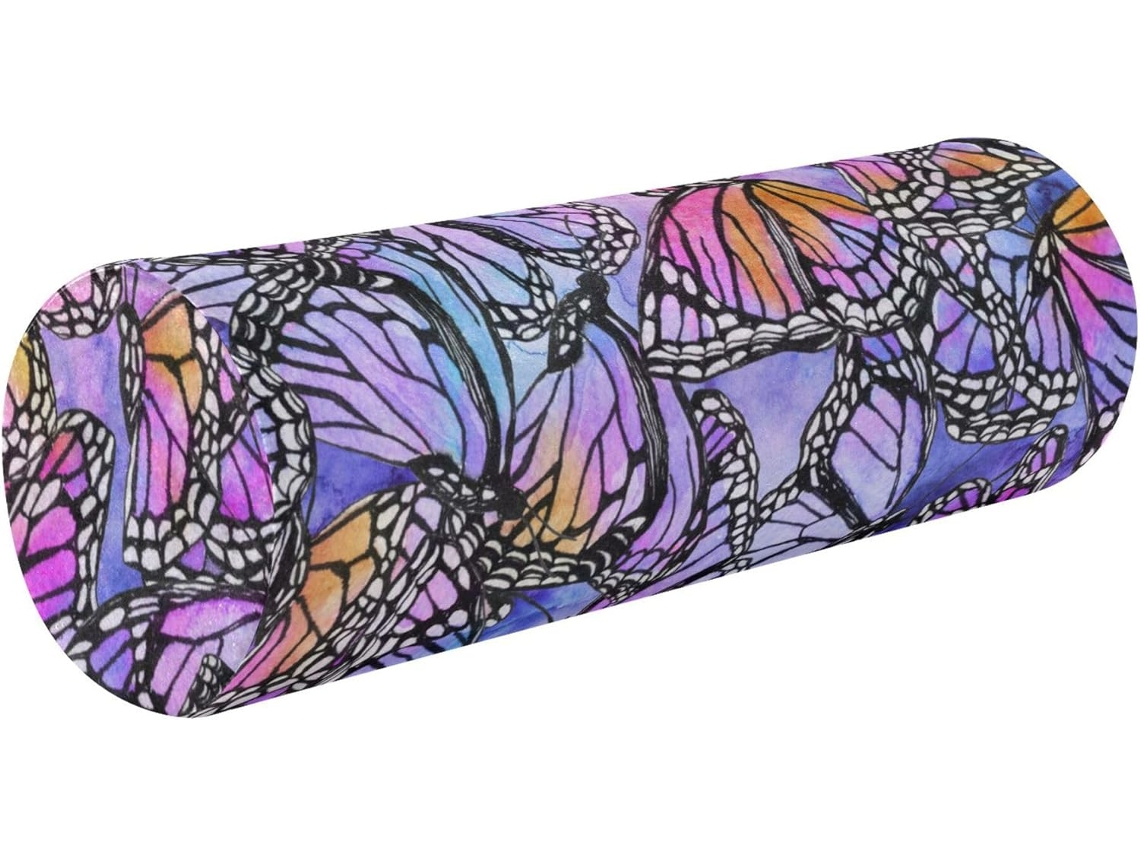 Almofada Redonda para Yoga Zíper Suporte Ergonômico Fácil de Limpar Ideal Viagens, Casa e Escritório