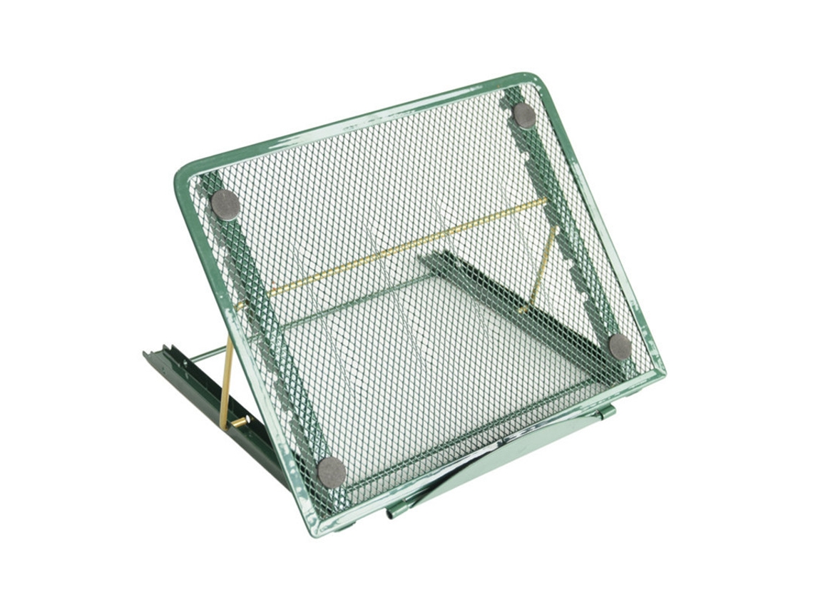 Suporte Para Notebook (ajustável, Dissipação De Calor) Base De Suporte De Metal Para Notebook E Tablet, Verde Escuro