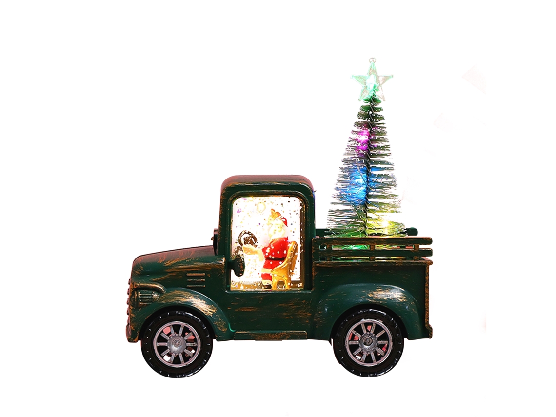 Ande Online Árvore De Natal Verde Escuro Brilhante Com Trator