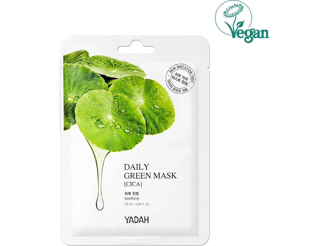 Yadah Daily Green Cica Mask - Máscara Calmante 25 Ml