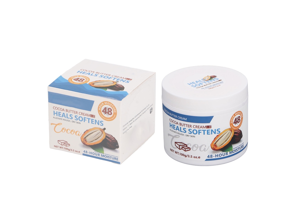Creme Corporal Manteiga De Cacau Absorção Rápida Aumenta Elasticidade Da Pele