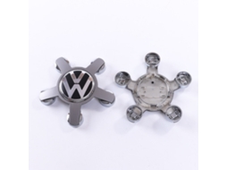 Passar Volkswagen 5 Klor Navkapsel Däcklogotyp 135mm Aquaforge (4 St)