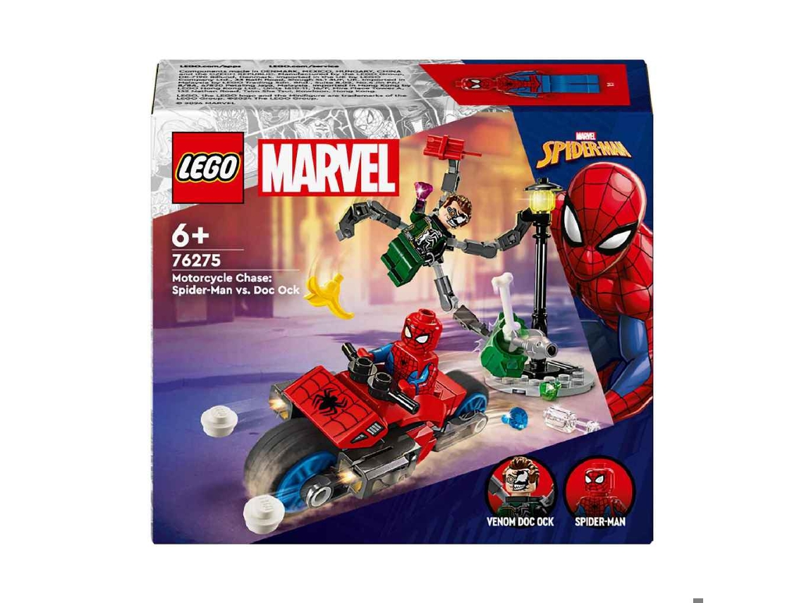 Perseguição de Mota: Spider - Man vs. Doc Ock - 76275 LEGO-SUPER HERO 