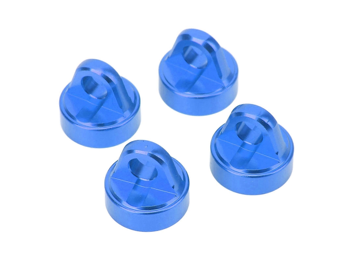 Tampa De Amortecedor Rc De Liga De Alumínio 4 Peças Para Losi 1/10 Tenacity Pro 4wd Sct Azul Escurovayotoy