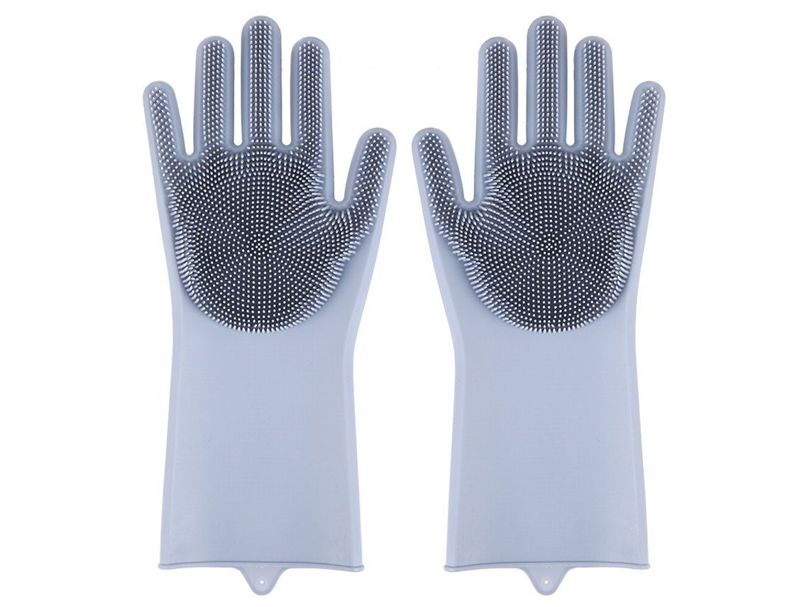 Luvas De Silicone Para Lavar A Loiça Na Cozinha, Luvas De Limpeza Doméstica Para Homem E Mulher.