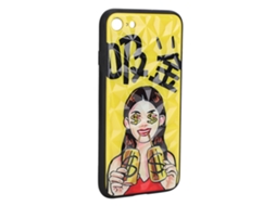 Capa de Telefone Estilo Diamante, compatível com iPhone 8, anti impacto e anti huella EOOCOO