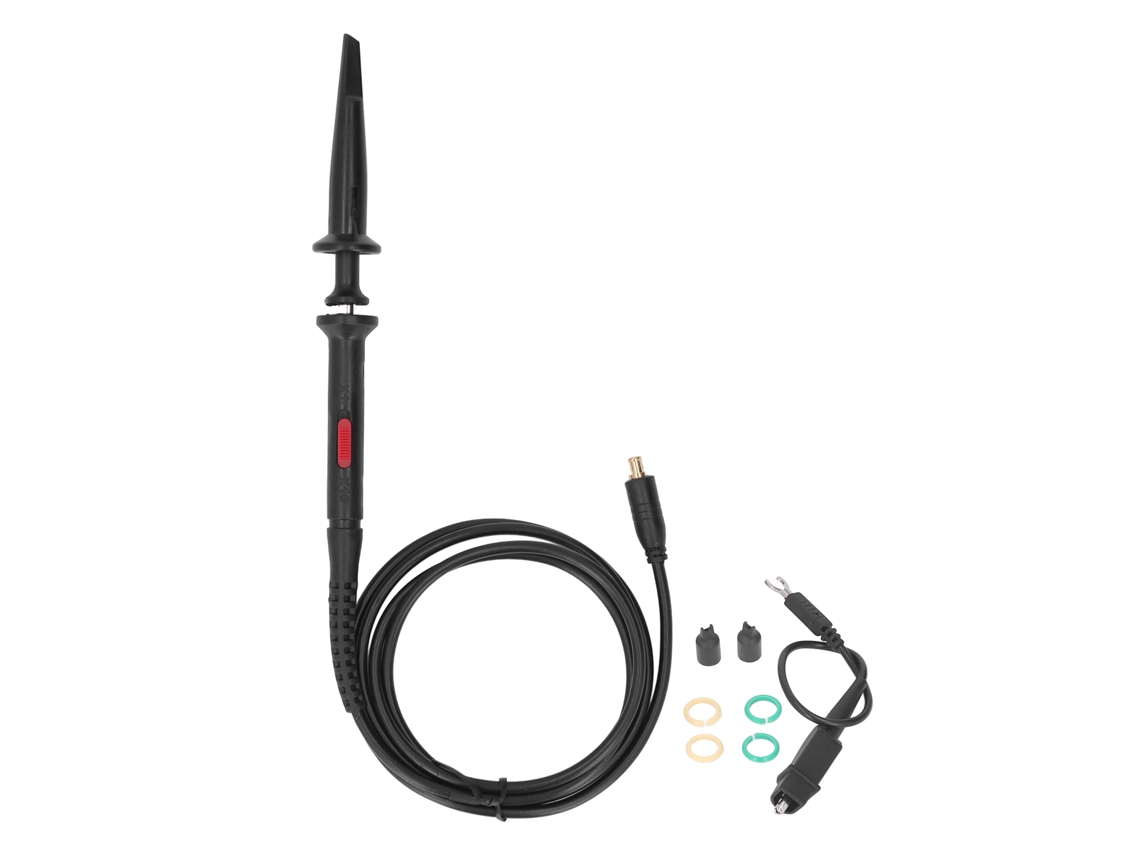 Kit De Sonda Para Osciloscópio Ajustável Com Clip E Anéis De Identificação