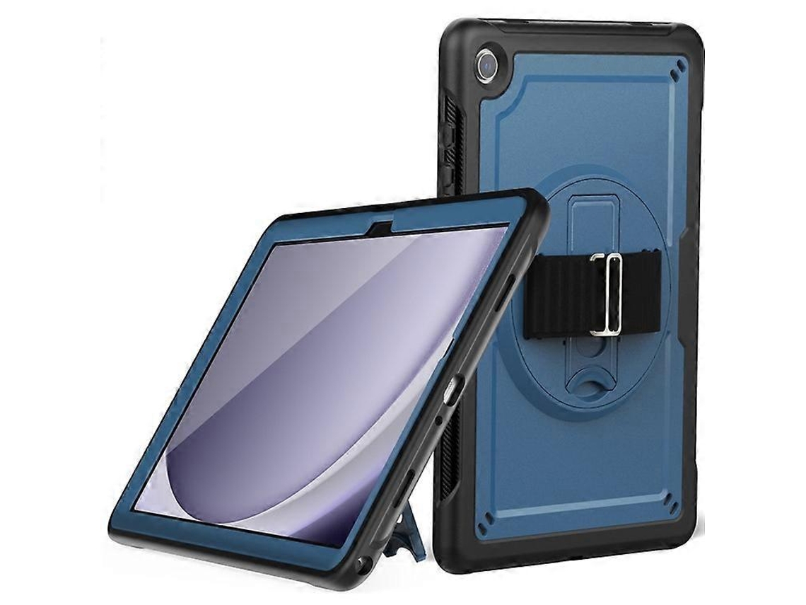 Capa Para Tablet Compatível Com Samsung Galaxy Tab A9+ Com Suporte Integrado E Alça De Mão, Em Pc+tpu.