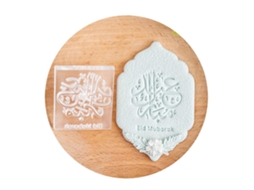Molde De Acrílico Para Biscoitos Com Pasta Americana "eid Mubarak" - Ideal Para Confeitaria, Bolos E Outras Sobremesas - Perfeito Para Reuniões Famili