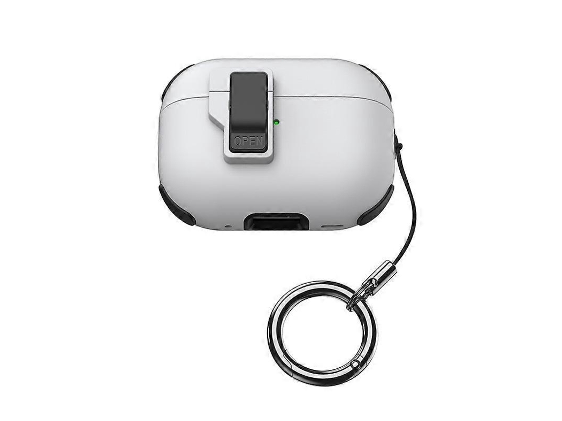 Capa protetora para fones de ouvido Bluetooth com trava mecânica para AirPods Pro 2 GIECY