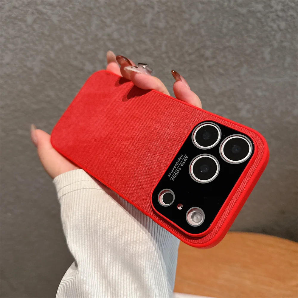 Capa Magnética Magsafe Para Iphone (iphone 17, Vermelha), Capa Protetora Rígida À Prova De Choque.