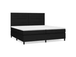 Box Spring Bed, Box Spring Beds Vidaxl Preto Tecido (200 X 200 Cm)