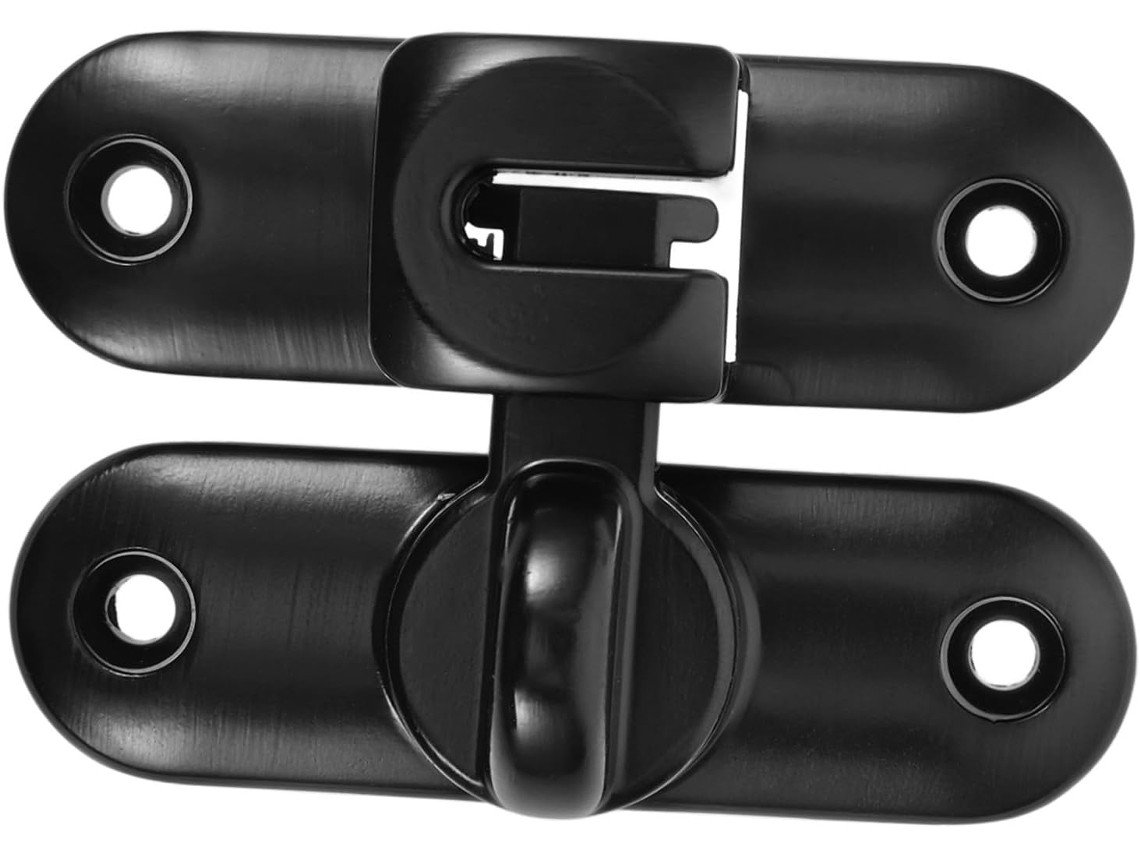 Fechadura De Porta Ukcoco Em Liga Zinco, Com Trinco De Ângulo Reto, Ferragens Robustas Portão Deslizante, Ideal