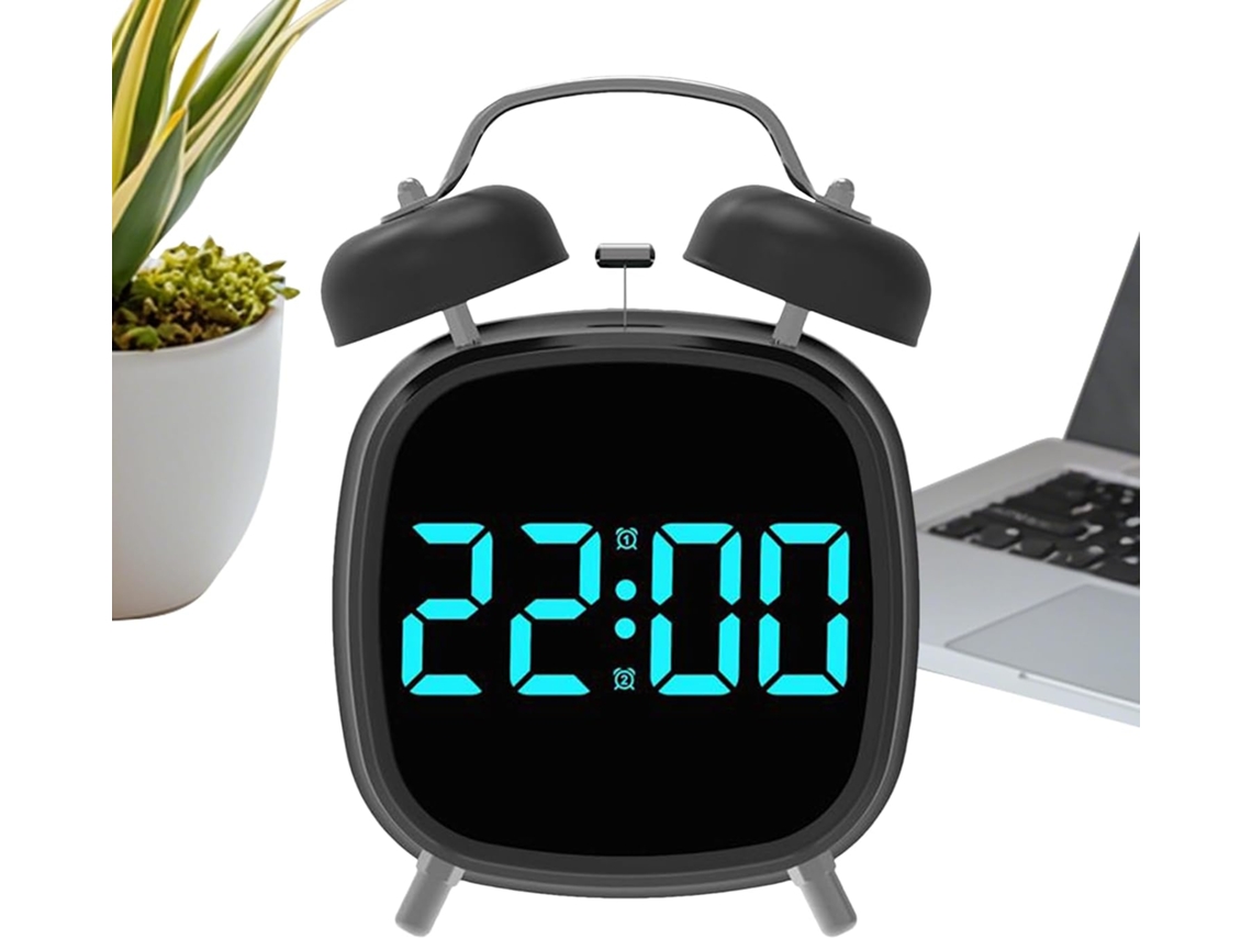 Despertador Portátil Genérico Com Temporizador, Luz Led E Som