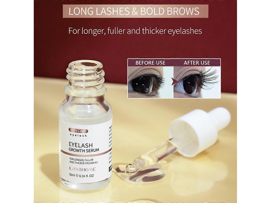 Óleo De Tratamento Natural Para Crescimento De Cílios E Sobrancelhas, Óleo Essencial Líquido Para Crescimento Rápido. Hengjian