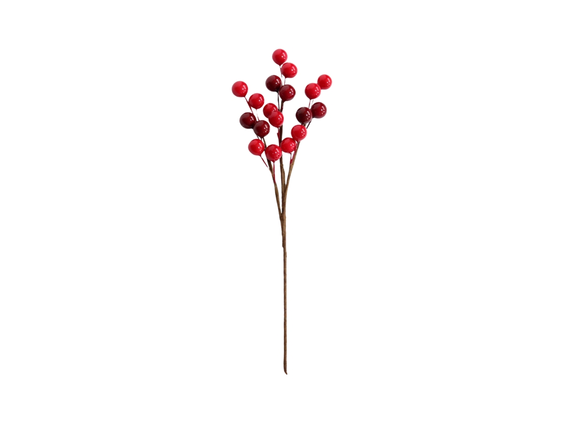Buquê Decorativo Natal Frutas Vermelhas