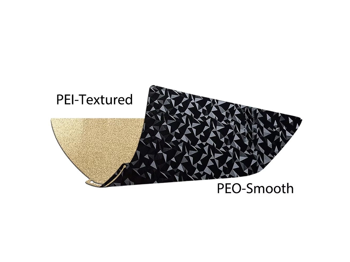 Plataforma de impressão 3D em bambu magnético Pei+Pey 257x257 mm para Pei/Pet/Peo/Pey