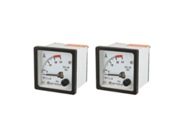 2x Amperímetros Analógicos de Painel Sq48 0 15a Branco + Preto (corrente Ac)