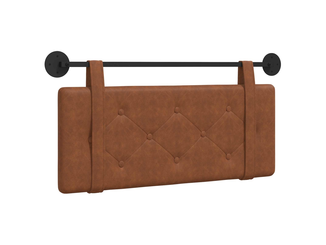 Conjunto 1 Cabeceira Vidaxl Castanho Couro Sintético (110 X 55 X 5 Cm)