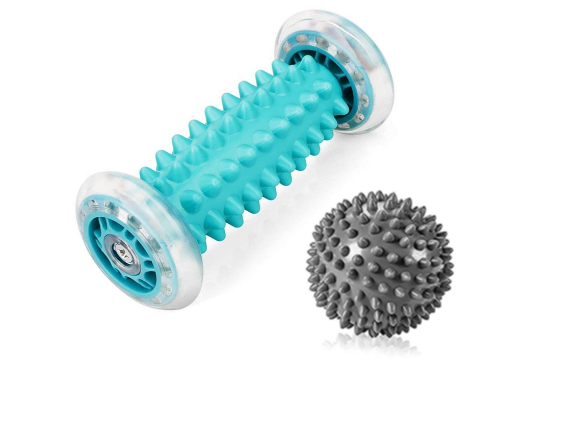 Lurelia Kit De Massagem Para Pés, Rolo E Bola, Fascite Plantar, Reflexologia
