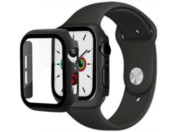 Kit Capa, Película e Bracelete Apple Watch Series 4 44mm Preto