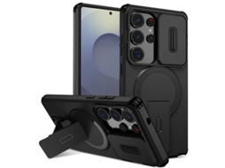 Capa Protetora Contra Quedas Com Suporte Invisível Da Samsungcapa Com Suporte Magnético Para Janela Tengfei (preta), A26/a17
